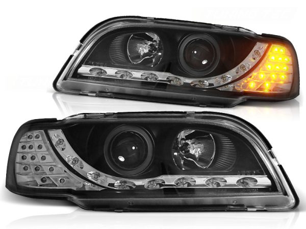 Frontlykter Volvo S40 / v40 02.96-04.00 Daylight Sort - Bilde 2