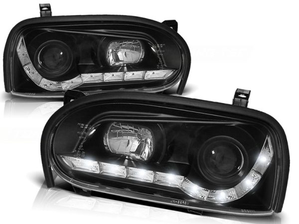 Frontlykter VW Golf 3 09.91-08.97 Daylight Black