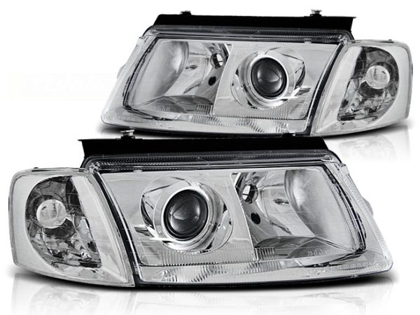 Frontlykter VW Passat B5 3B 11.96-08.00 H7 / h7 Chrome