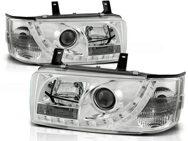 Frontlykter VW T4 90-03.03 Transporter Daylight Chrome - Bilde 2