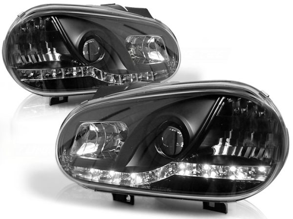 Frontlykter VW Golf 4 09.97-09.03 Daylight Black