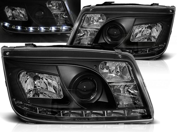 Frontlykter VW Bora 09.98-05.05 Daylight Black