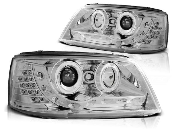 Frontlykter VW T5 04.03-08.09 Daylight Chrome - Bilde 2