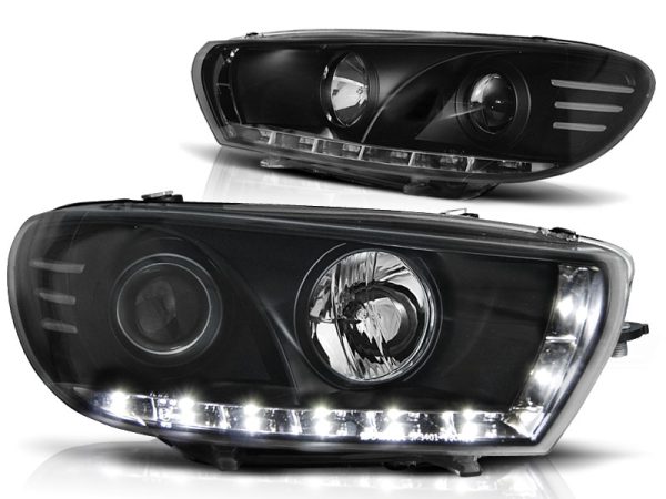 Frontlykter VW Scirocco 08-04.14 Daylight Black - Bilde 2