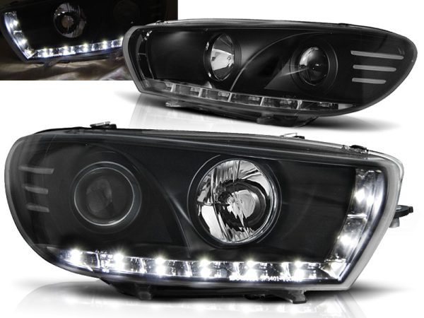Frontlykter VW Scirocco 08-04.14 Daylight Black