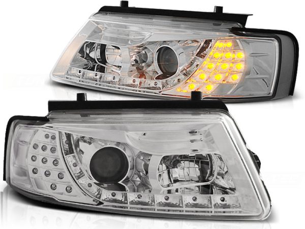 Frontlykter VW Passat B5 11.96-08.00 Daylight Chrome - Bilde 2