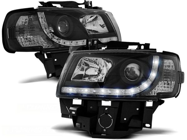 Frontlykter VW T4 08.96-03.03 BUS Daylight Black - Bilde 2