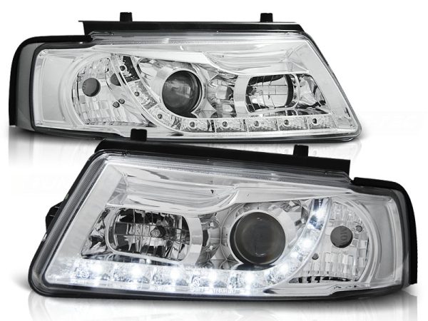 Frontlykter VW Passat B5 11.96-08.00 Daylight Chrome - Bilde 2