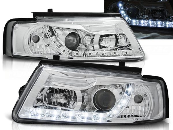 Frontlykter VW Passat B5 11.96-08.00 Daylight Chrome