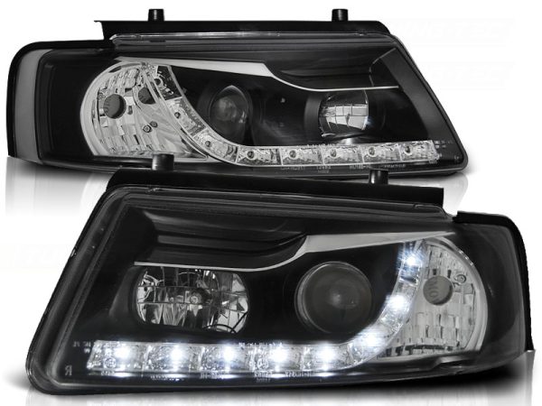Frontlykter VW Passat B5 11.96-08.00 Daylight Black