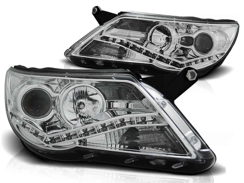 Frontlykter VW Tiguan 10.07-11 Daylight Chrome - Bilde 2