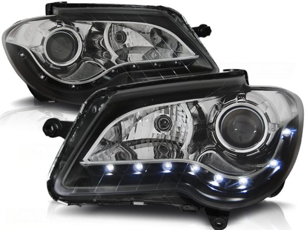 Frontlykter VW Touran 06-10 Daylight Black - Bilde 2