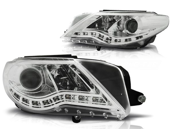 Frontlykter VW Passat 08-12 CC Daylight Chrome - Bilde 2