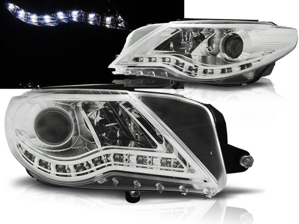 Frontlykter VW Passat 08-12 CC Daylight Chrome