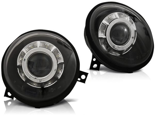 Frontlykter VW Lupo 98-05 Daylight Black - Bilde 2