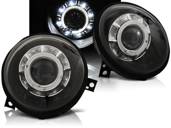 Frontlykter VW Lupo 98-05 Daylight Black