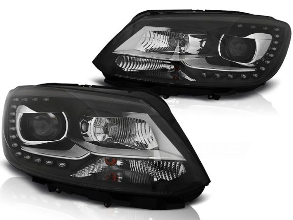 Frontlykter VW Touran II 08.10-15 True Drl Black - Bilde 2