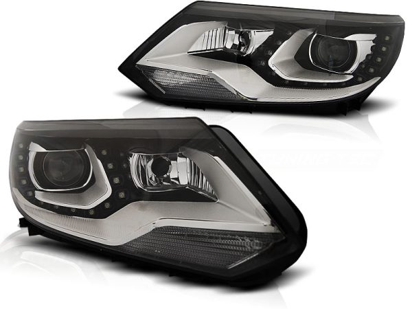 Frontlykter VW Tiguan 2011 - 12.2015 True Drl Black - Bilde 2