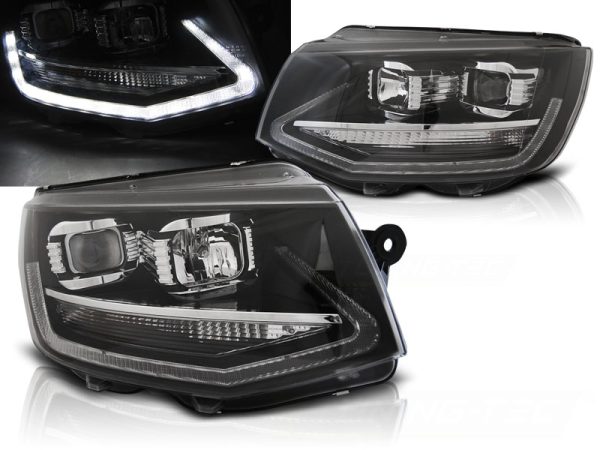 Frontlykter VW T6 15-19 True Drl Black
