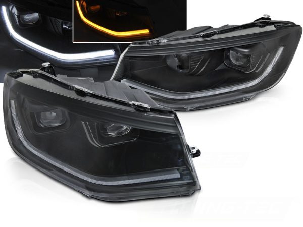 Frontlykter VW Caddy 20- Led Drl Seq
