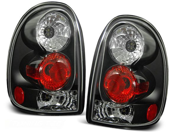 Baklykter Chrysler Voyager 96-02.01 Sort