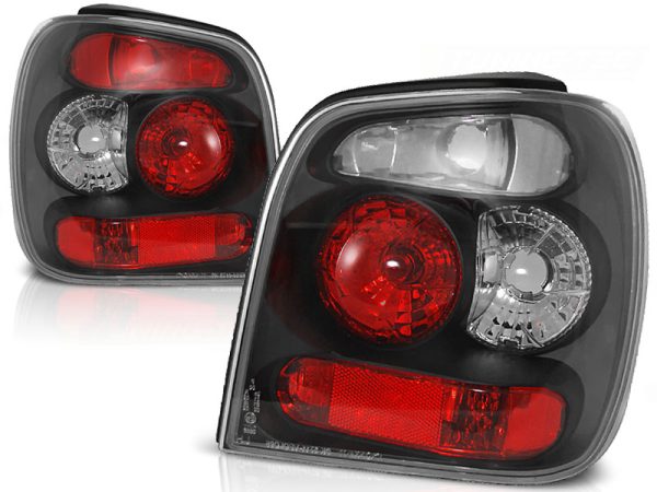 Baklykter VW Polo 6N 10.94-09.99 Sort