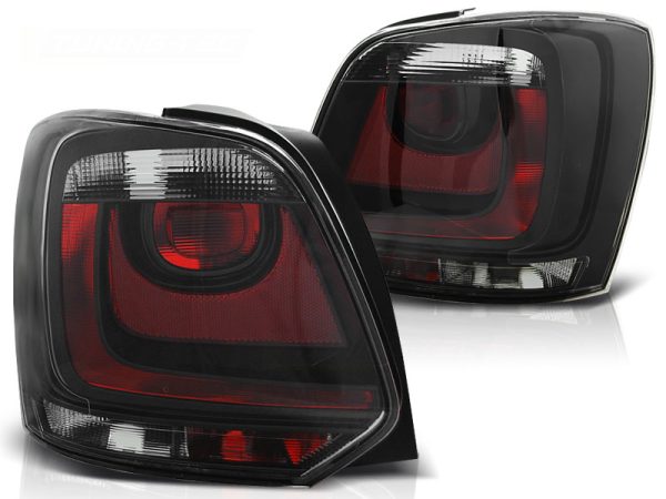 Baklykter Smoke Sport VW Polo 09-14 Red White