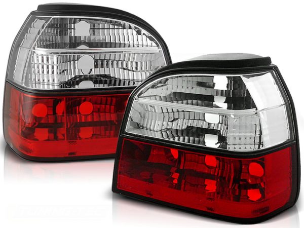Baklykter VW Golf 3 09.91-08.97 Red White