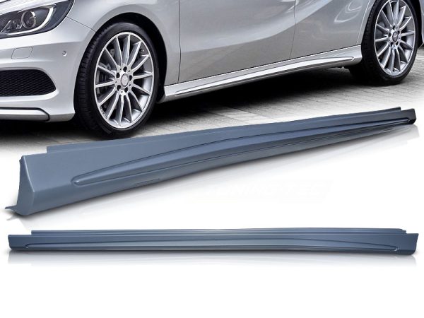 Sideskjørt Mercedes W176 07.12- / CLA W117 01.13- Sport