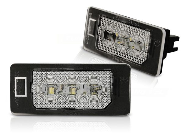 Skiltlys Audi Q5 / A4 08-10 / A5 / TT / VW Passat B6 St. Vogn 3xLed - Bilde 2