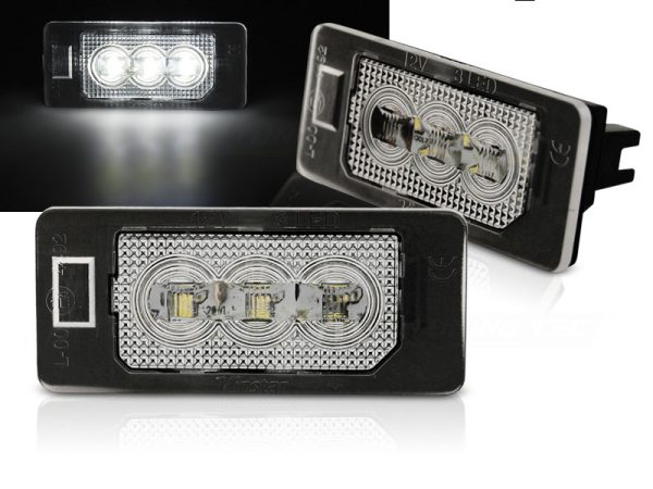 Skiltlys Audi Q5 / A4 08-10 / A5 / TT / VW Passat B6 St. Vogn 3xLed