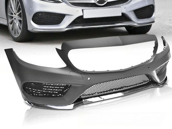 Støtfanger Mercedes W205 14-18 Sport PDC