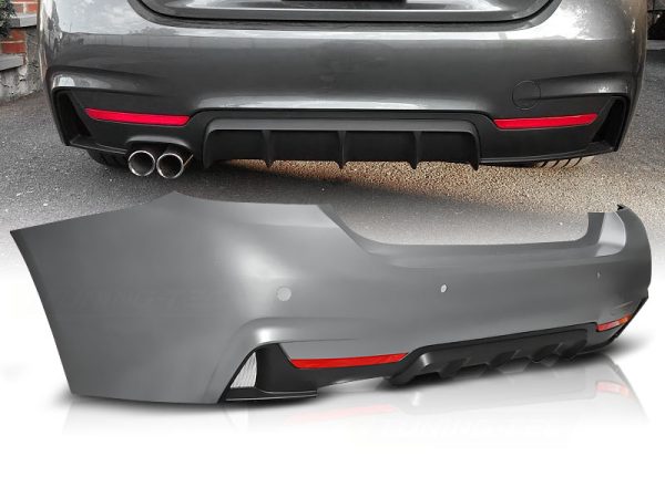 Bakre Støtfanger Bmw F32 / F33 10.13- Performance Style PDC