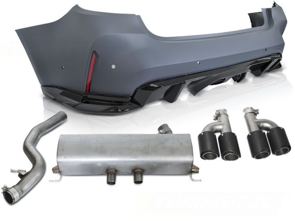 Bakre Støtfanger Bmw G20 19-22 G80 W / exhaust