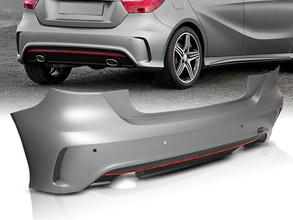 Bakre Støtfanger Mercedes A-Klasse W176 12-15 Sport PDC