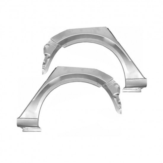 Reparasjonsplate Bakskjerm Opel Astra H 2003-2014 Venstre/Høyre Sett - Bilde 2