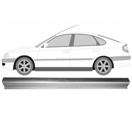 Reparasjonsplate Terskel Toyota Avensis T22 1997-2003 Venstre