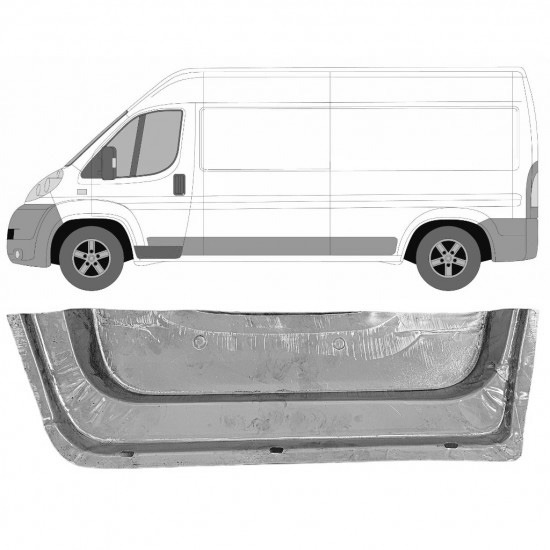 Reparasjonsplate Fordør Indre Fiat Ducato / Peugeot Boxer 2006- Venstre
