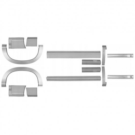 Reparasjonsplate Terskel Med Bakreskjerm Fiat Ducato / Peugeot Boxer 94-06 / LWB Sett - Bilde 2