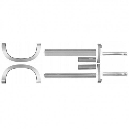 Reparasjonsplate Terskel Med Bakreskjerm Fiat Ducato / Peugeot Boxer 94-06 / LWB Sett - Bilde 2
