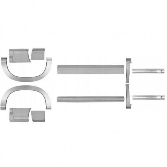 Reparasjonsplate Terskel Med Bakreskjerm Fiat Ducato / Peugeot Boxer 94-06 / MWB Sett - Bilde 2