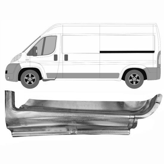 Reparasjonsplate Terskel Fordør Fiat Ducato 06-14 Venstre