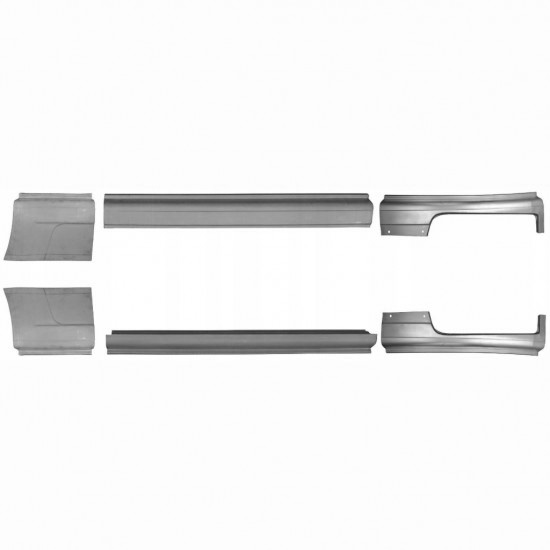 Reparasjonsplate Terskel Med Bakreskjerm Fiat Ducato / Peugeot Boxer 06-14 Venstre+Høyre Sett - Bilde 2