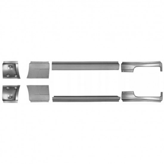 Reparasjonsplate Terskel Fiat Ducato / Peugeot Boxer 2006- Venstre+Høyre Sett - Bilde 2