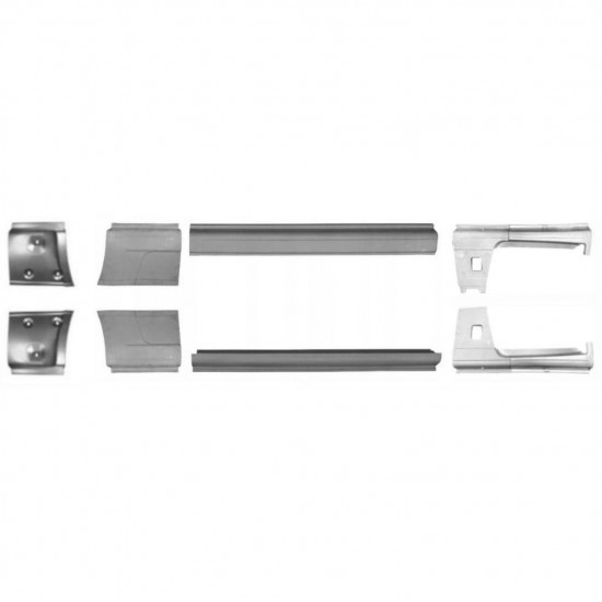 Reparasjonsplate Terskel Fiat Ducato / Peugeot Boxer 2006- Venstre+Høyre Sett - Bilde 2