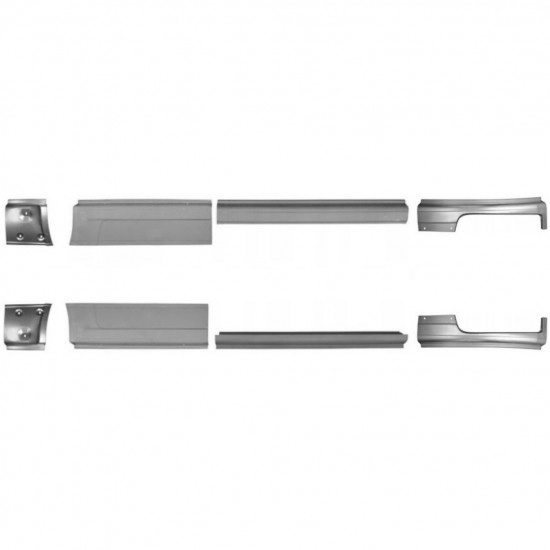 Reparasjonsplate Terskel Fiat Ducato / Peugeot Boxer 2006- Venstre+Høyre Sett - Bilde 2