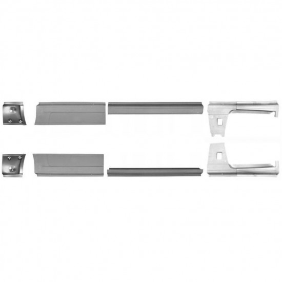 Reparasjonsplate Terskel Fiat Ducato / Peugeot Boxer 2006- Venstre+Høyre Sett - Bilde 2