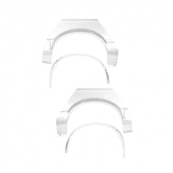 Reparasjonsplate Bakskjerm BMW 3 E30 87-94 Sett - Bilde 2