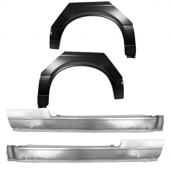 Reparasjonsplate Terskel Med Bakskjerm BMW 3 E30 82-97 - Bilde 2