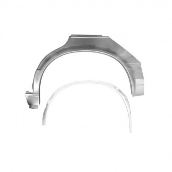 Reparasjonsplate Bakskjerm BMW 3 E30 82-94 Venstre Sett - Bilde 2